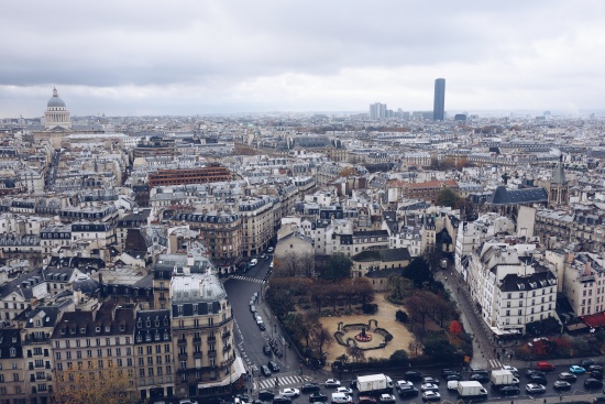 Wide view of Paris and its GMAT test centers