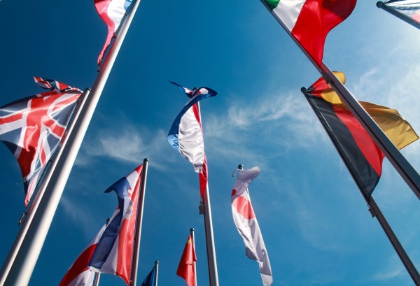 Flags of non-US countries for MBA programs